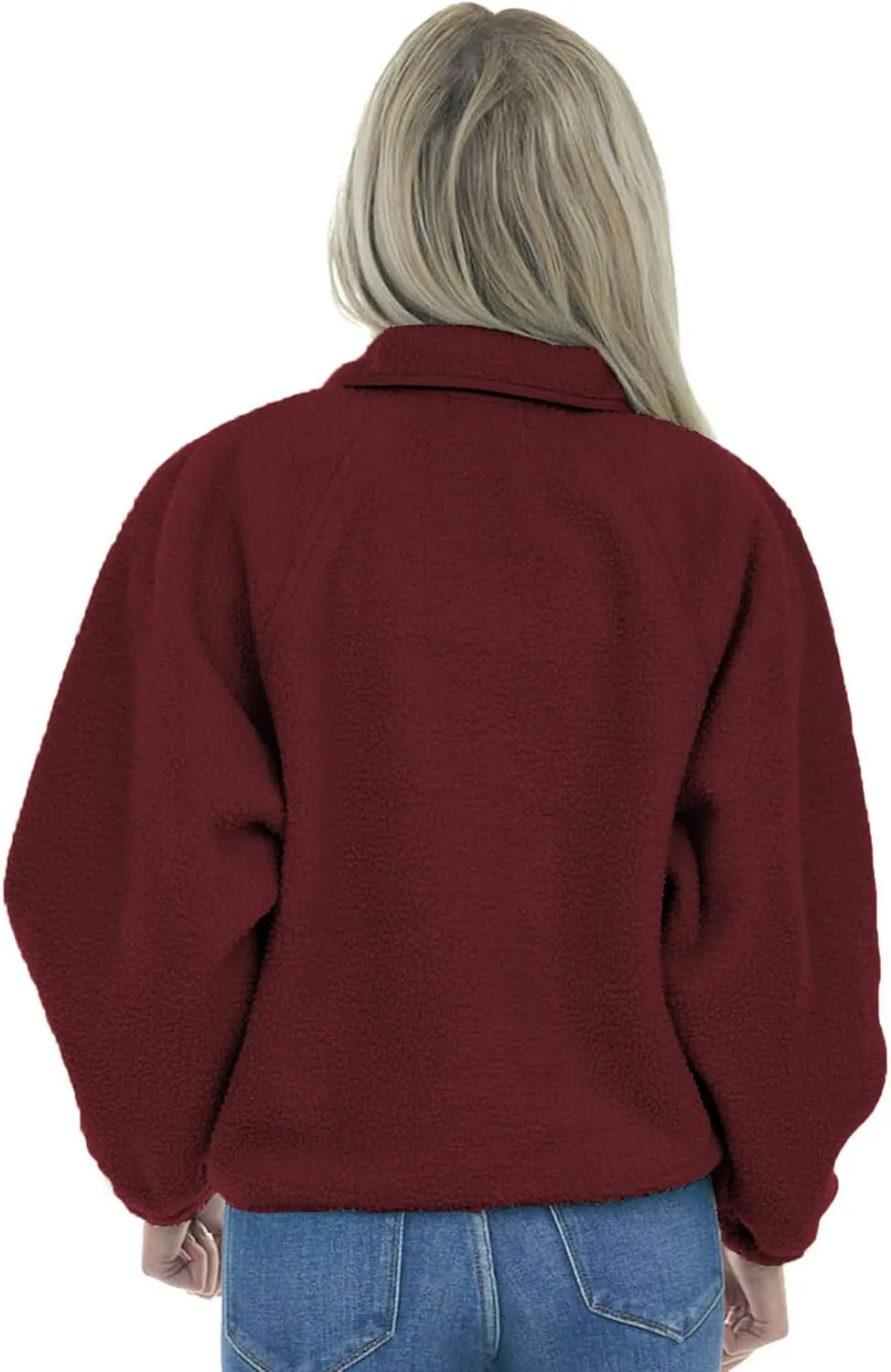 Aoang Womens Winter Coats Casual Lapel Long Sleeve Fleece Faux Fur Jacket