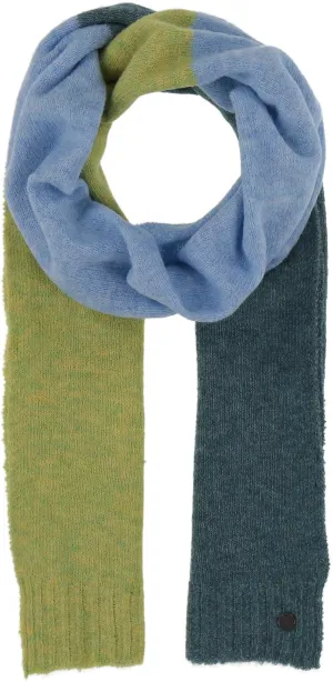 Block Stripe Scarf - Petrol