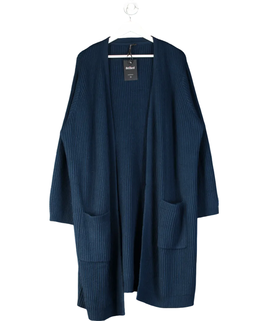 Capsule Blue Plus Size Longline Cardigan UK 28