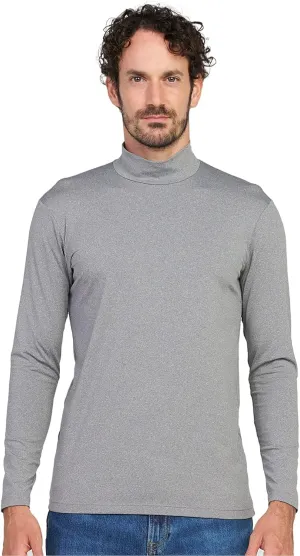 LAPASA Mens Thermal Underwear Top Fleece Mock Neck Long Sleeve Shirt Base Layer Undershirt Lightweight Midweight M102/M123