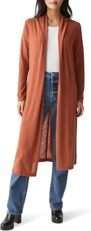 Michael Stars Women's Izzy Longline Open Cardigan