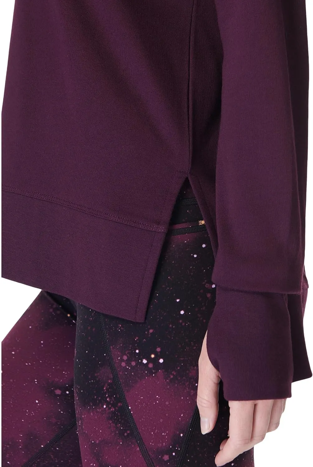 Sweaty Betty Women's After Class Longline Crewneck with Side Slit Sweatshirt