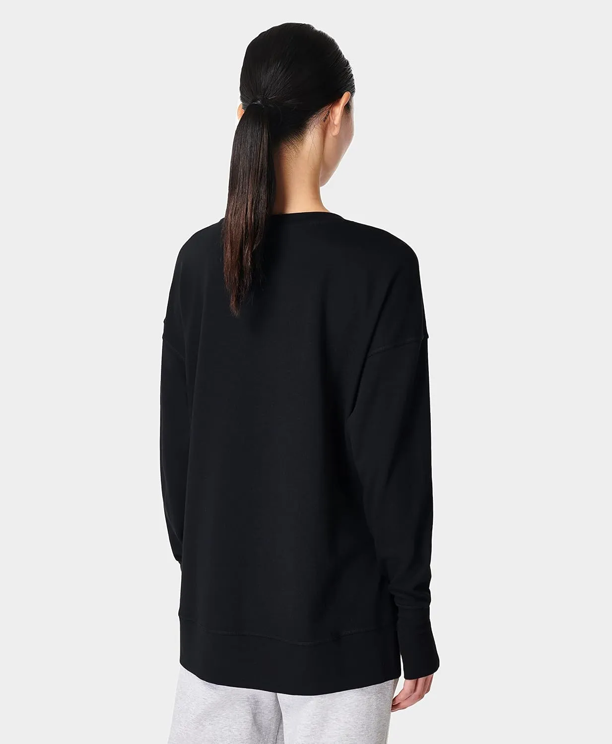 Sweaty Betty Women's After Class Longline Crewneck with Side Slit Sweatshirt