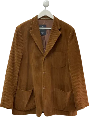 trenders Brown Oversized Corduroy Blazer UK 42" CHEST